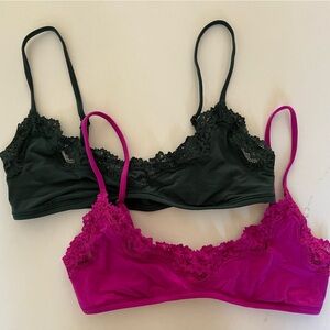 SKIMS scoop lace bralettes 2 pack
